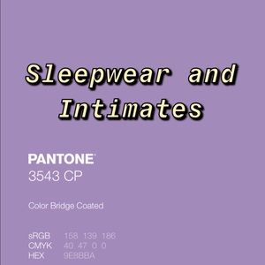 Sleep and Intimates